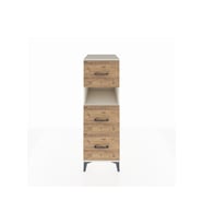 Kronos Dolap Tek Raflı 3 Çekmeceli 44x59x134 Aytaşı-Çam