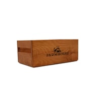 Farmhouse Ahşap Organizer 25cm x 16cm Genişlik, 9cm Yükseklik Çok Amaçlı Düzenleyici Suya Dayanıklı
