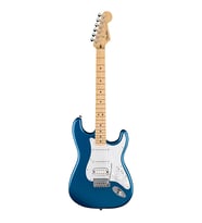 Fender 0266420560 Standard Stratocaster HSS Elektro Gitar (Aqua Marine Metallic) Akçaağaç Klavye Köprüde Humbucker Gücü ve Metalik Mavi Renk