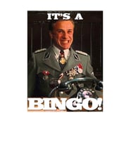 It's A Bingo! Tablo Ahşap Poster Dekoratif