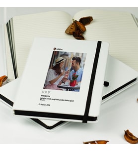 Instagram Fotoğraflı Defter