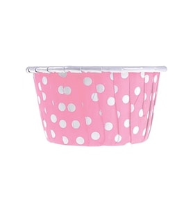 Pembe Puantiyeli Muffin Kek Kapsülü 50li