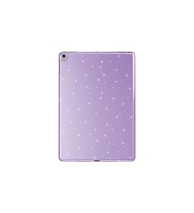 Apple  iPad 10.2 2021 (9.Nesil) Uyumlu Fuchsia Işıltılı Tablet Kılıf (Lila)