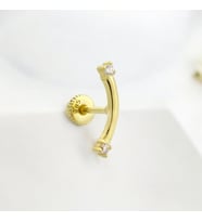 Glorria Altın Çubuk Helix Piercing
