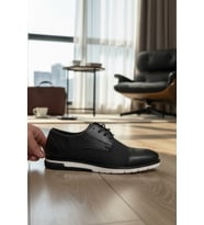 Enoch Erkek Smart Casual Ayakkabı - Tekstüre Detaylı Esnek Hafif Tabanlı Şehir Şıklığı Ve Ofis Ayakkabısı