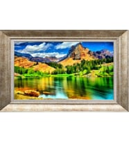 GÜMÜŞ ÇERÇEVELİ TABLO N1027
