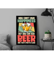 BK Gift  Beer Tasarımlı Kanvas Tablo-9 Ev Dekorasyonu, Ev Hediyesi