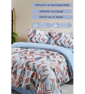 Çift Kişilik Nevresim Takımı Quadra - 200x220