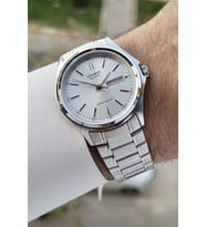 Casio CSISTE93 Gümüş Renk Gün ve Takvim Fonksiyonlu Hediye Paketli Erkek Kol Saati