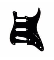 Fender Pickguard Strat 11 Hole S/S/S 3-Ply B/W/B