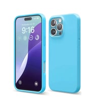iPhone 16 Pro Max Kılıf Nano içi Kadife Silikon - Mavi
