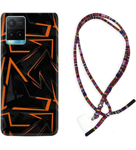 Vivo Y11S Y21S Y20 Y20S Y70 Kılıf Boyun Asklı Rasta Silikon Zigzaglar 1651