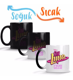 Soy Luna En Vivo Sihirli Kupa Bardak Porselen
