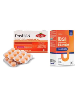 Otacı Pastisin Zencefil Portakal 24 Adet+ B Complex 60 Capsules