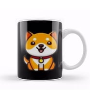 Baby Doge Coin Kupa Bardak Porselen