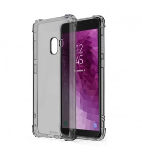 Blogy Galaxy J6 Plus ile Uyumlu Crystal Fit Kılıf Smoke Black