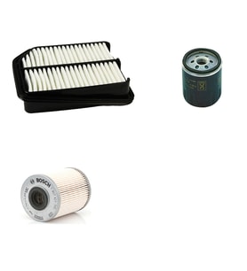 Bosch Filtre Bakım Seti Suzuki Grand Vitara 1.9 Ddis Dizel 2006-2012 Hava + Yağ f. + Yakıt Filtre Bosch