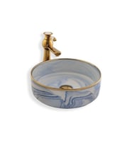 LENA TEZGAHÜSTÜ LAVABO E-7024 (Çok Renkli)