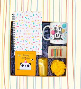 Kupa, Mum, Defter, Biblo Doğum Günü Hediye Kutusu (Model 1)