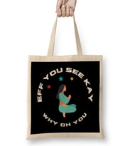Eff You See Kay Why Oh You YOGA LOVER Bez Çanta Uzun Saplı