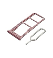 Samsung Galaxy M33 5G Sm M336 İçin Dual Sim Kart Çerçevesi Kart Tepsisi Kahverengi
