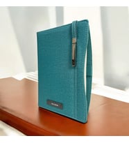 2025 Günlük Ajanda Notebook Çizgili Üstten Metal Kilitli Lüx Model 17x24 - Kişiye Özel Isimli (Turkuaz)