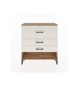 Arges Şifonyer 3 Çekmeceli 88x30x96 Çam-Aytaşı