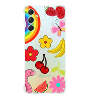 PrintiFy Samsung Galaxy A34 Uyumlu Water Color 5 Baskılı Şeffaf Köşe Korumalı Antişok Kılıf