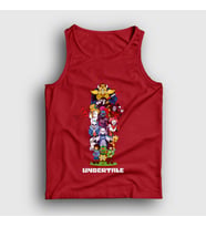 Presmono Unisex Kırmızı All Undertale Atlet 31630tt (Kırmızı)