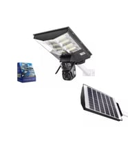 Nodar X5-Tech Yt-90s Sim Kartlı  SD Kart Girişli İp Kamera 2*2Mp Lens Projektörlü Solar Güneş Enerji (Siyah)