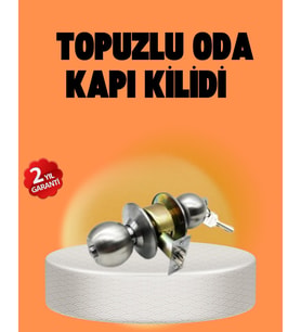 Northcity Mat Renk Topuzlu Kapı Kilidi – Giriş Tipi Paslanmaz Çelik Güvenliği ve Şık Tasarım