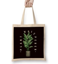 Plants Whisperer Planting Gardening Gardener Garden Nature Bez Çanta Uzun Saplı