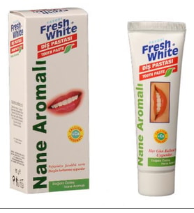 Fresh White Diş Pastası 90 Gr Nane Aromalı