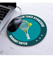 Yılın Tenis Oyuncusu İsme Özel Yuvarlak Mousepad