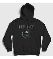 Presmono Unisex Siyah Skull Dimmu Borgir Kapüşonlu Sweatshirt 142728tt