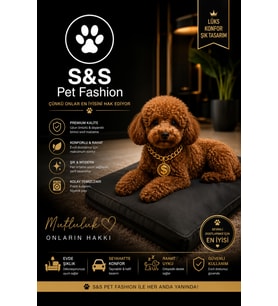 Yumuşak ve rahat Toy Poodle için ortopedik uyku minderi