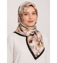 Miray Nevada Büyük Boy Organik Pamuk Eşarp - 120 x 120 - 06579