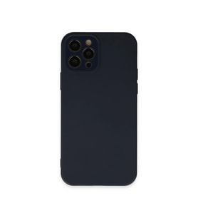 Apple İphone 12 Pro Kılıf Lansman Glass Kapak - Lacivert
