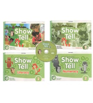 Show and Tell 2 Student Book +Activity +Literacy +Numeracy +CD (2nd Edition)