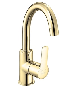 ECA Luna Kuğu Borulu Lavabo Bataryası Altın Renkli 102808953