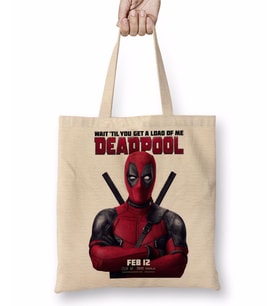 Deadpool 02 Bez Çanta Uzun Saplı