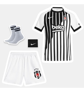 İsimsiz Bêşiktaş 26-27 Yeni Sezon Çocuk Futbol Forması - 4'lü Set