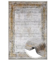 Makine Kaymaz Yıkanabilir Beyaz Eskitme Salon Halısı Mutfak Halısı Koridor Halısı Yolluk 0868A
