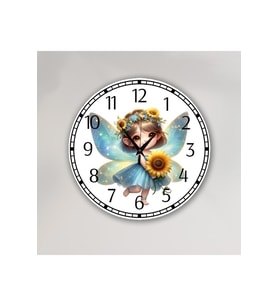 bilge Tasarım Çocuk Odası Duvar Saati 30 x 30 CM (Karışık)