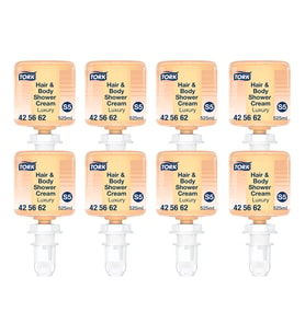 Tork Lüks Şampuan Saç ve Vücut Kremi Mini S5 525 ml 8'li Koli (Premium) (425662)