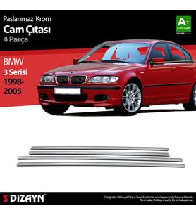Bmw 3 Serisi E46 Krom Cam Çıtası 4 Prç 1998-2005
