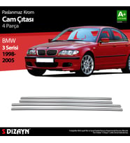 Bmw 3 Serisi E46 Krom Cam Çıtası 4 Prç 1998-2005