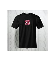 Love is Love Oversize T-Shirt Unisex Yarım Kollu Bisiklet Yaka %100 Pamuk (Siyah)