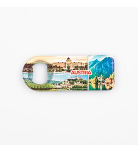Avusturya Magnet Dik Kapak Açacak (Karışık)