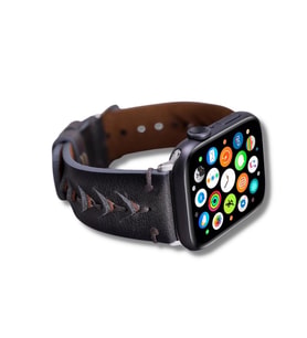 Apple Watch Uyumlu Deri Kordon 42-44-45mm Boras VS4EF (Gri)